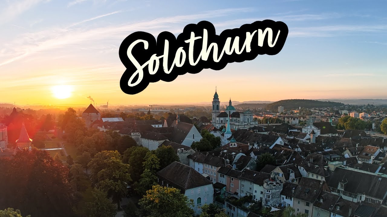 Swiss baroque city / historic town / Solothurn, Switzerland