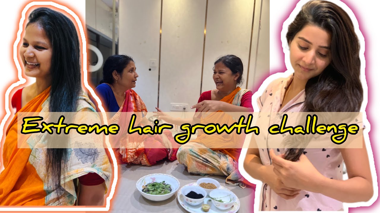 7 Days Extreme Hair Growth Challenge🤩Grow Your Hair Faster Thicker & Longer in 7 Days❤️