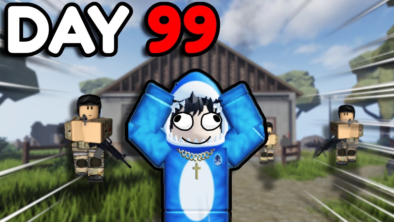 Я выжил 99 ДНЕЙ в Roblox. Защитите дом...
