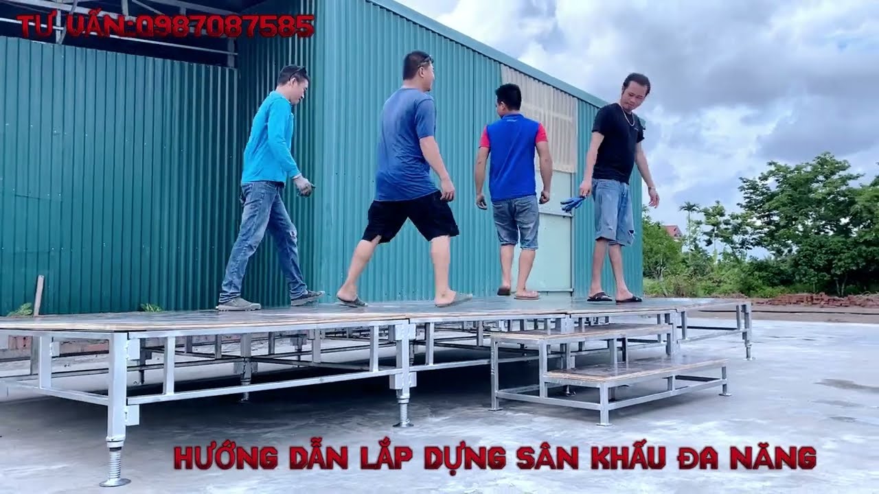 Hướng dẫn lắp sân khấu mới nhất 2024