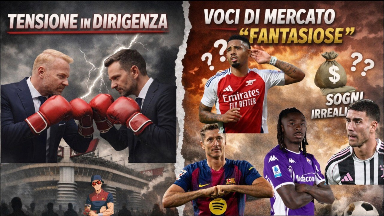 TARE CONTRO FURLANI | ATTACCO MILAN 2026/27: CHI PRENDI? KEAN, VLAHOVIC, GABRIEL JESUS O LEWANDOWSKI