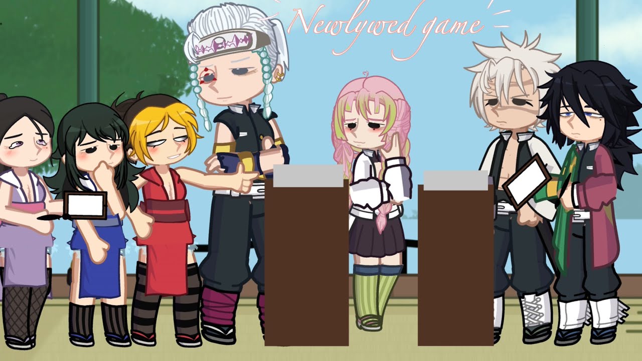 Mitsuri’s newlywed game! Sanegiyuu and tengen + his wives gacha, check description 🫧