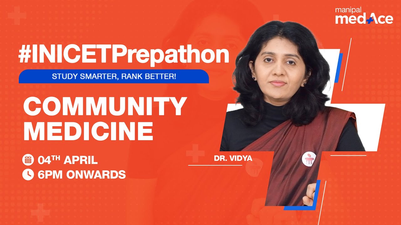 High Yield topics in Community Medicine for INICET 2024 with Dr. Vidya