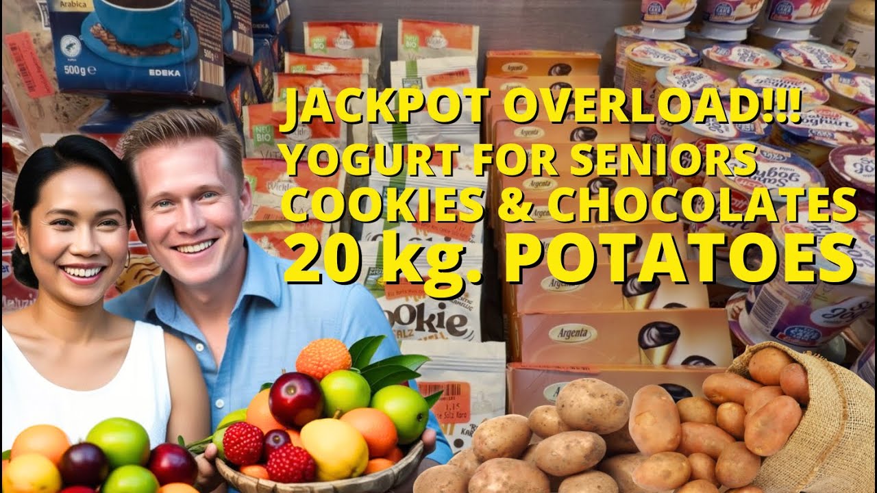 Dumpster Diving (Germany) : NONSTOP JACKPOT! 20 KG POTATOES, YOGURT FOR SENIORS AND MORE
