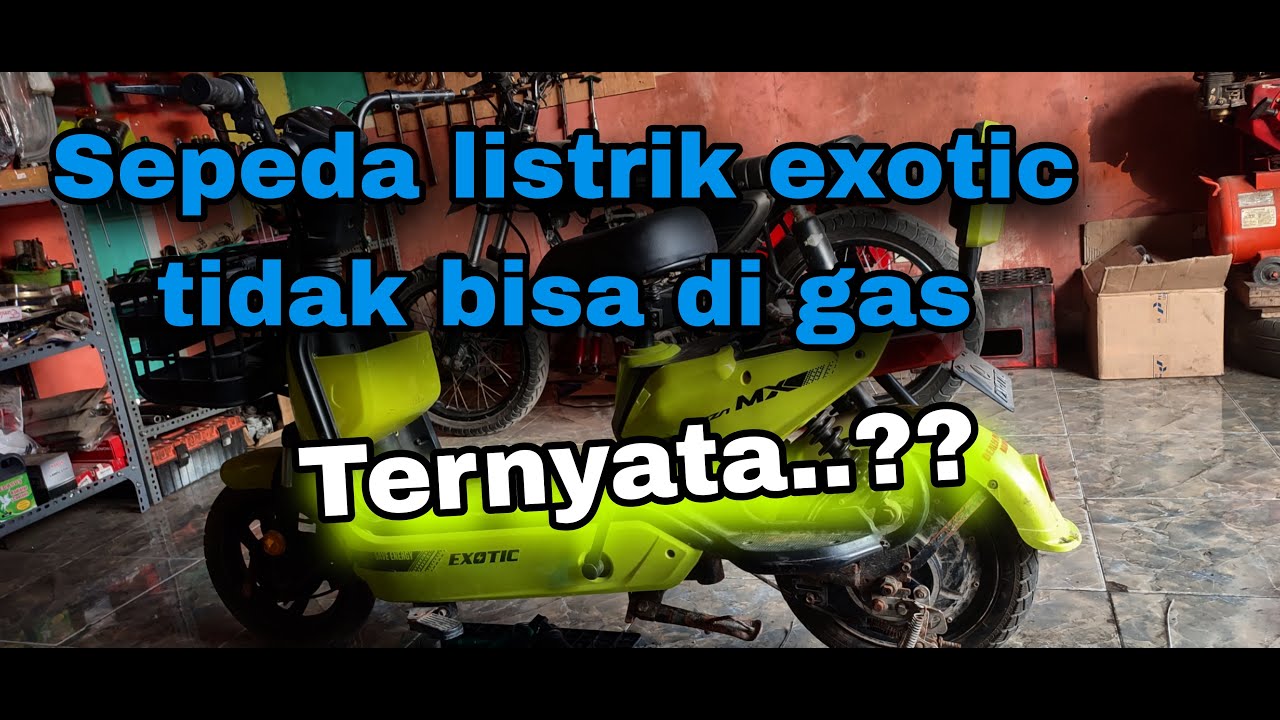 Perbaikan sepeda listrik tidak bisa di gas Exotic ||HM otomotif