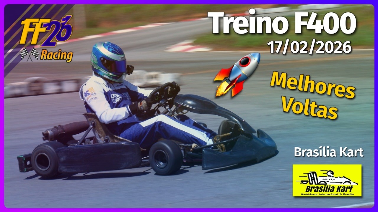 ⏱️ Melhores Voltas do Treino de 17/02/2026 🟨 Brasília Kart