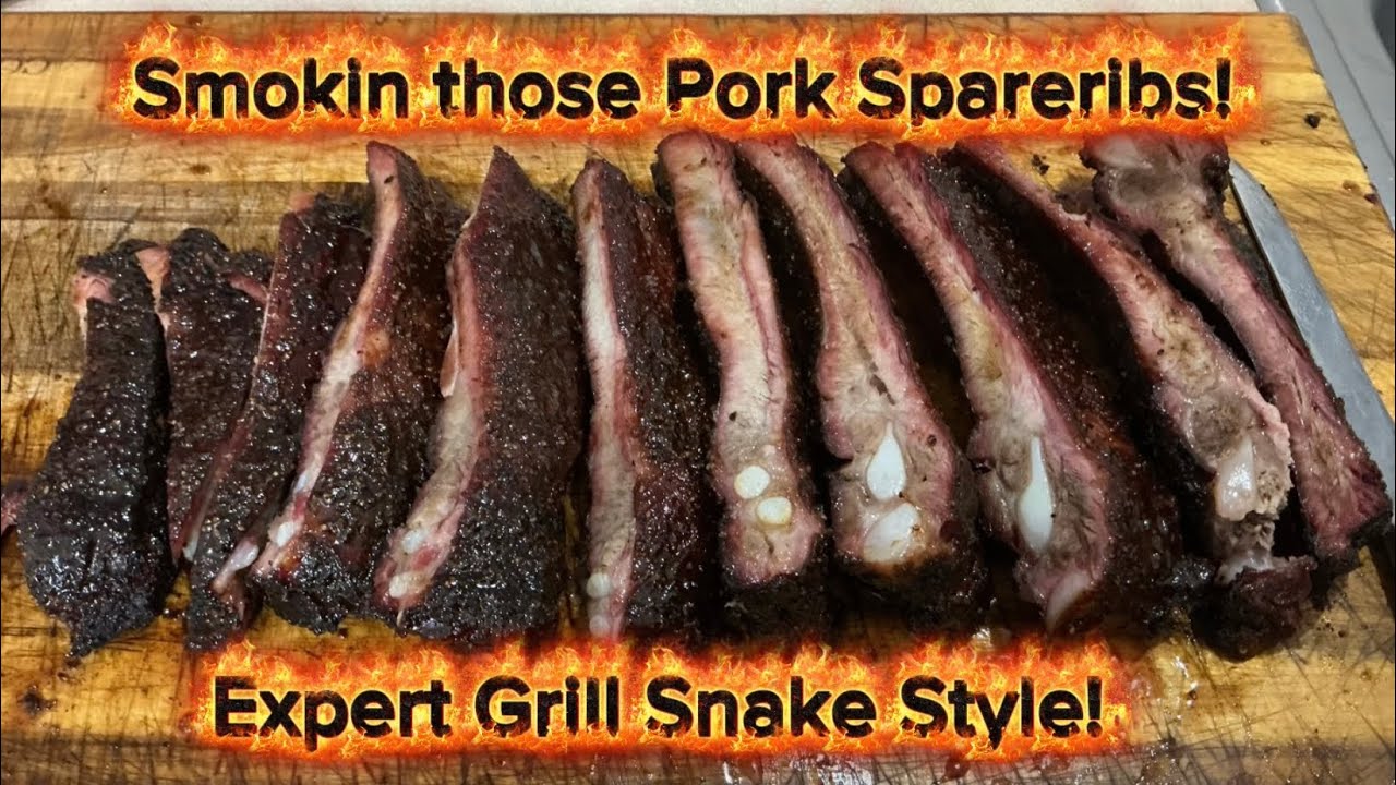 Pork Spareribs done Snake Style!