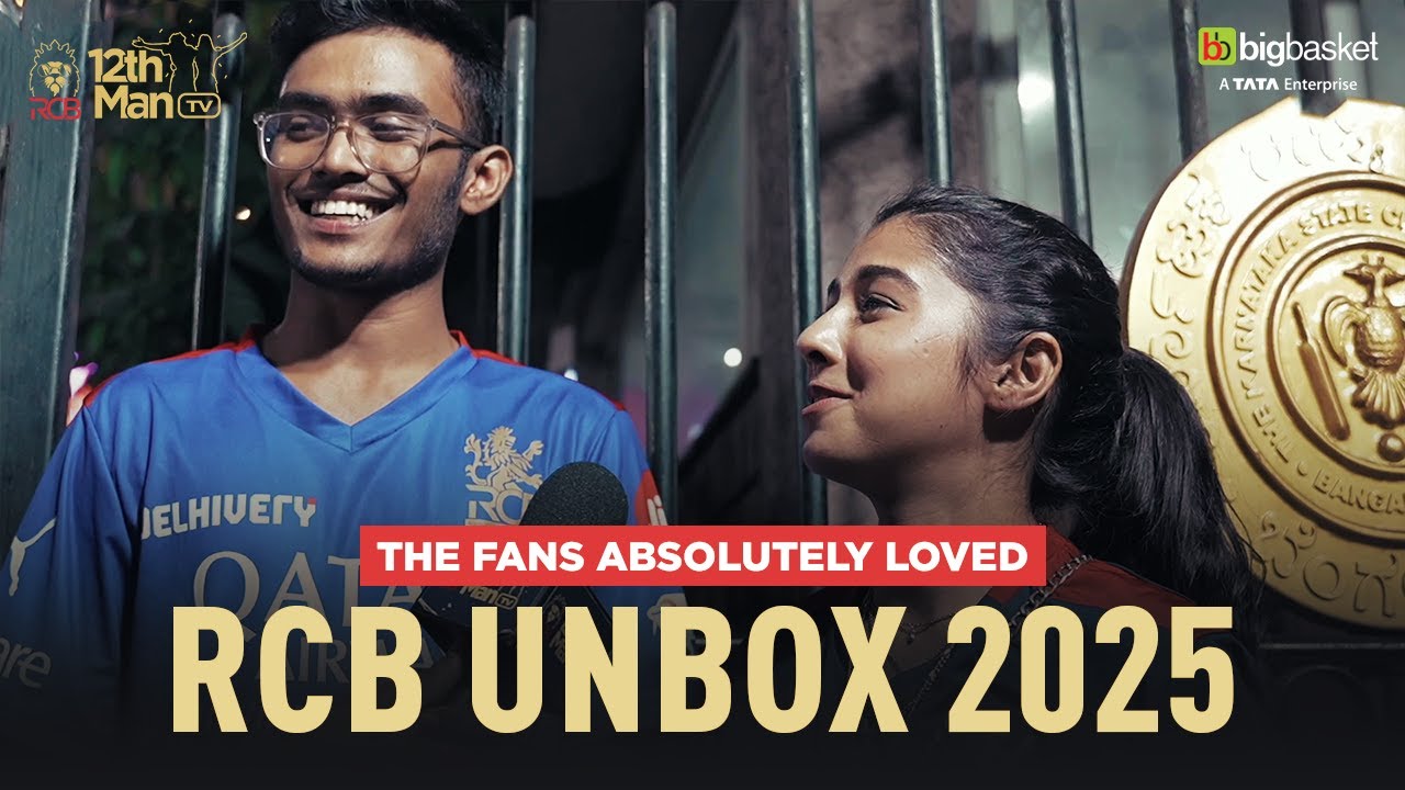 The fans absolutely loved RCB Unbox 2025 | 12th Man Army Reactions from the Chinnaswamy Stadium