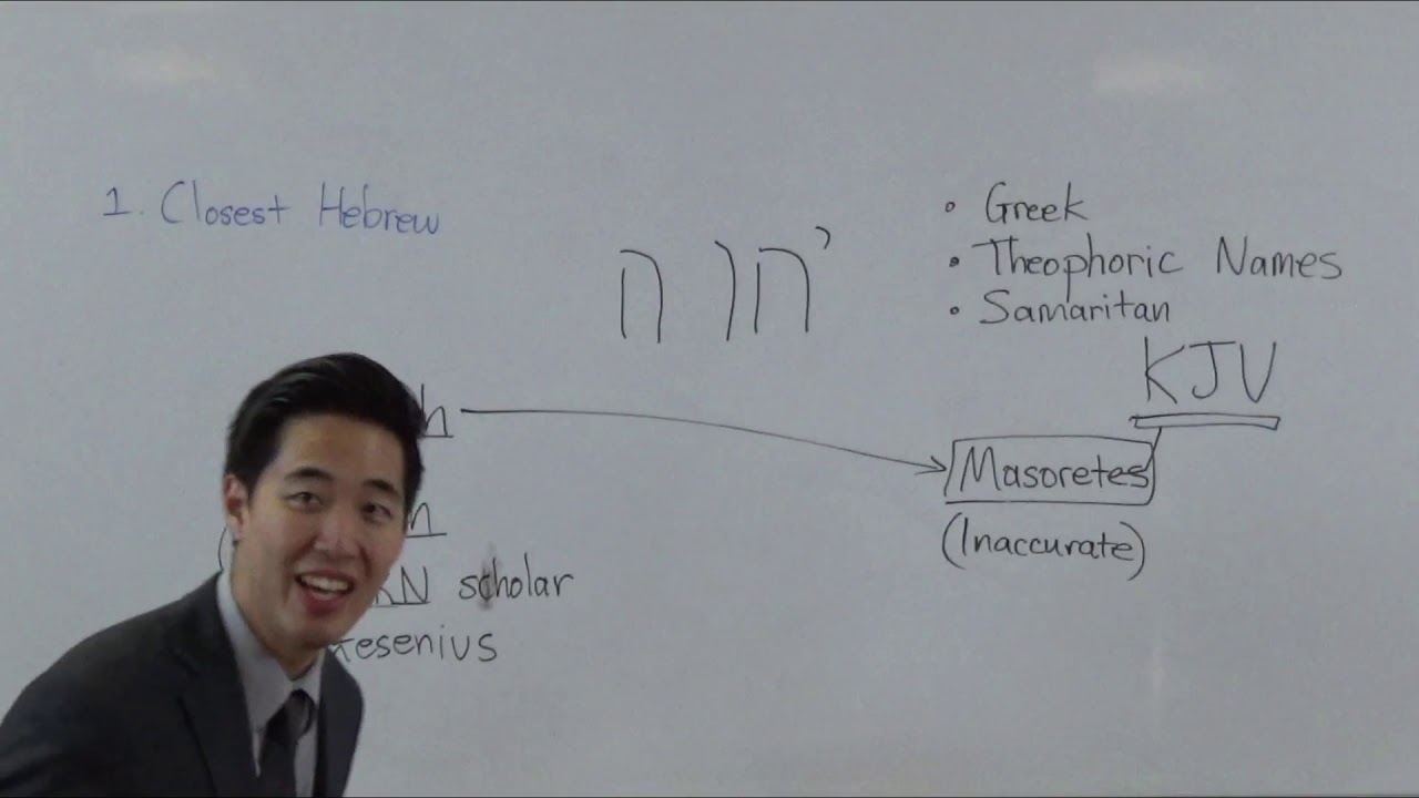 Atheist Scholars Love Yahweh and Attack Jehovah - Dr. Gene Kim