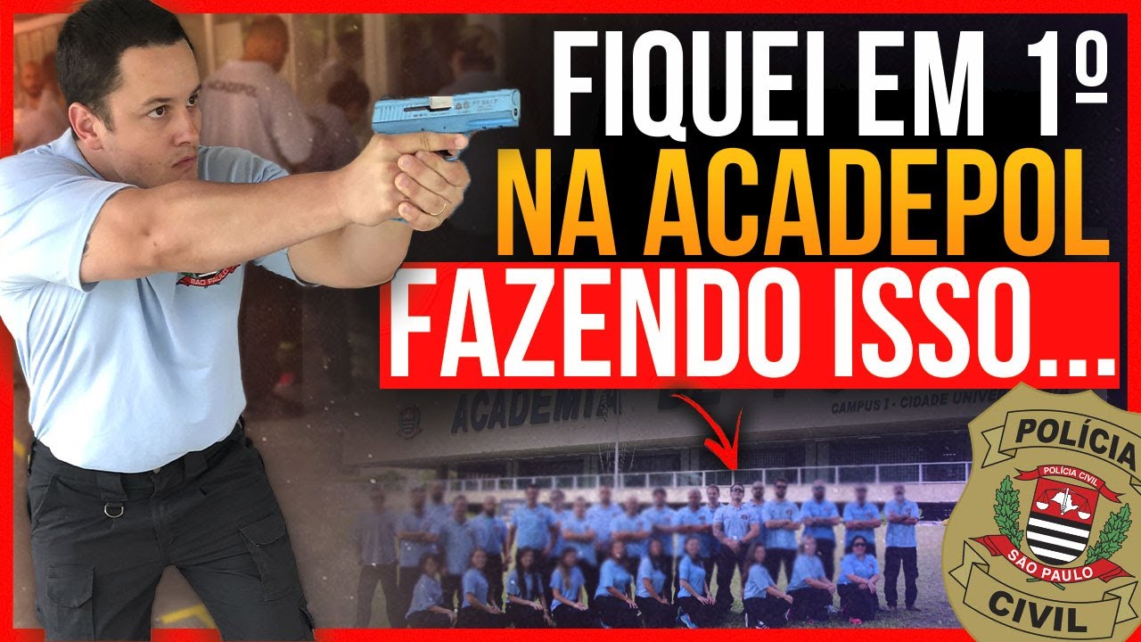 O MEU SEGREDO PARA SER APROVADO EM 1º LUGAR NA ACADEMIA DE POLÍCIA SP