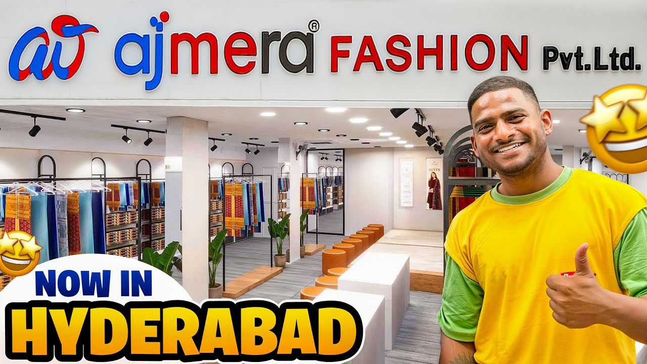 Ajmera fashions now in Hyderabad #sridharmummy 