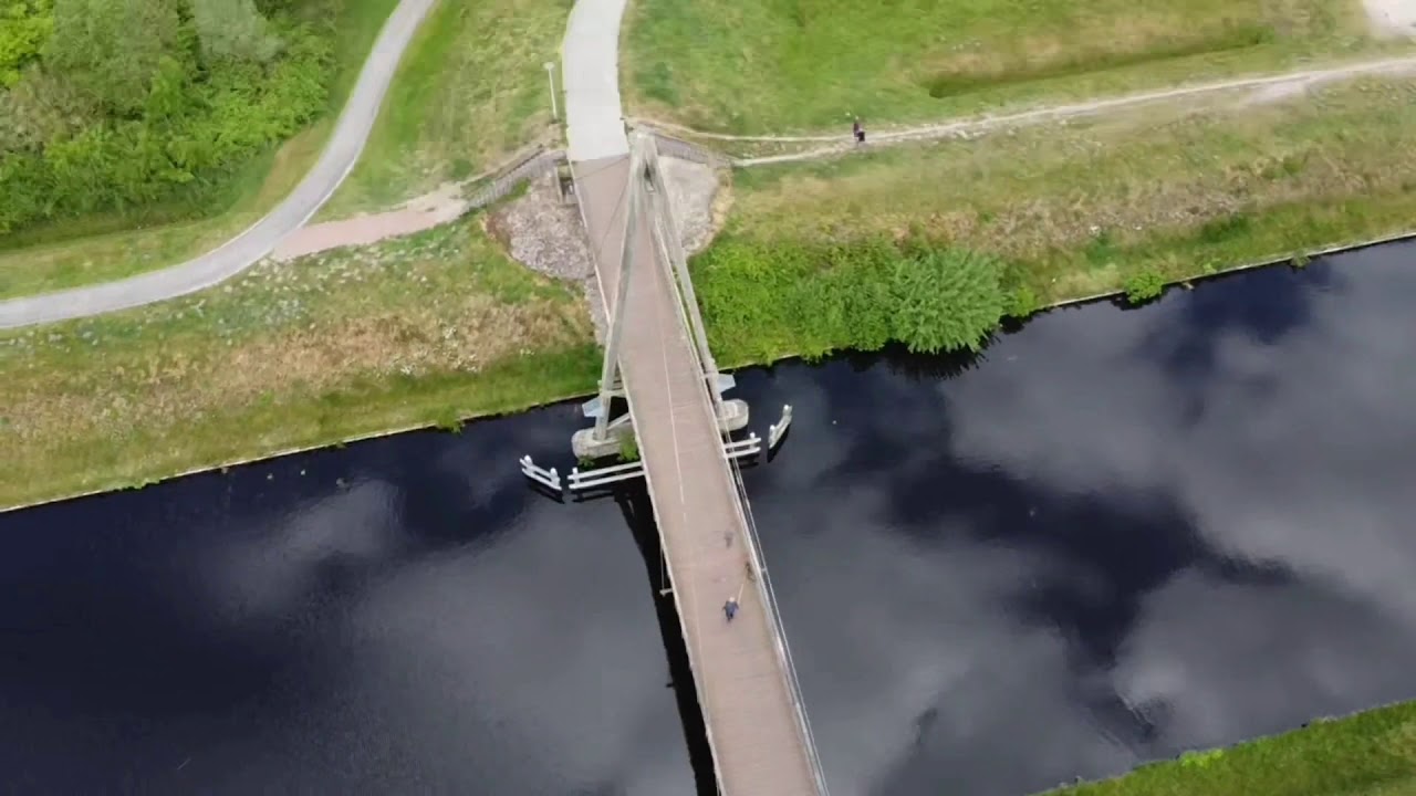 Flight over Assen, the Bridge (Marsdijk)