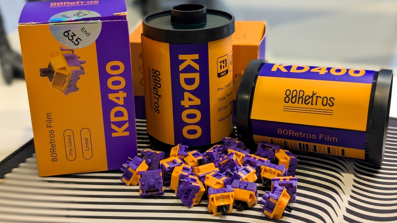 HMX KD400 linear switch sound test on Neo65cu