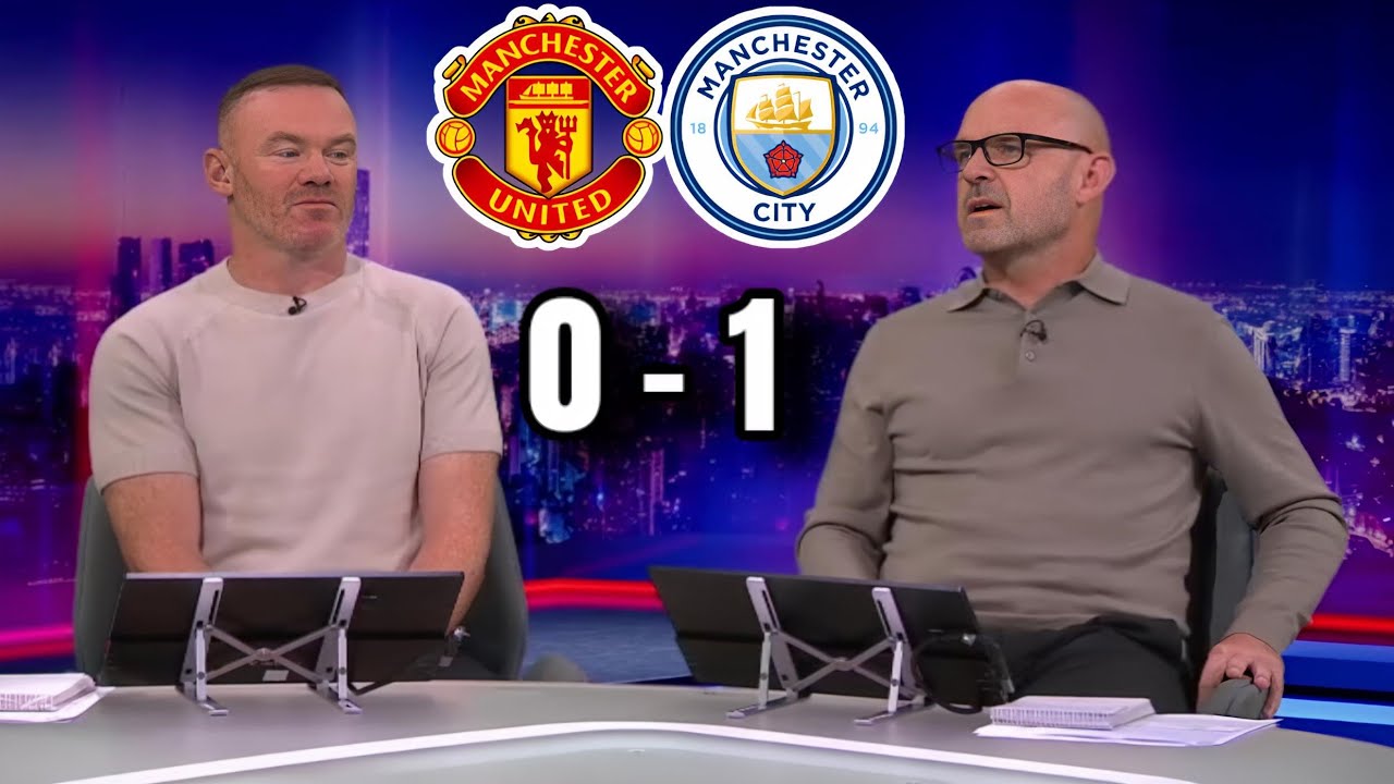 Wayne Rooney FUMES! 😱 Man Utd 0-1 Man City | VAR CONTROVERSY & RED CARD | MOTD Reactions 