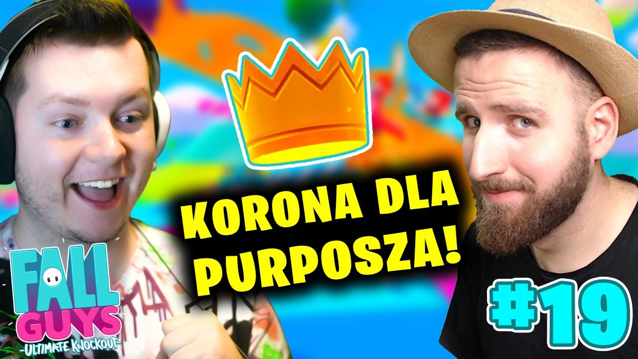 Fall Guys #19 - KORONA DLA PURPOSZA! | Vertez & @Purposz