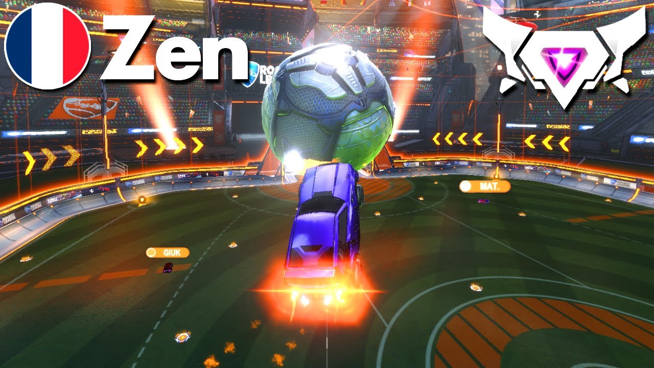 ZEN has UNREAL MECHANICS in Rocket League! (SSL 2v2)
