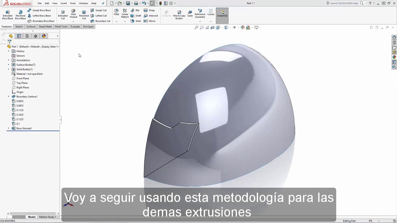 [INTELLIGY] Modelado de la Tiara de la Mujer Maravilla en SolidWorks