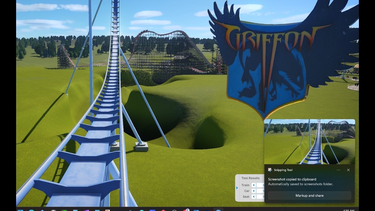 Griffon Planet coaster POV -a recreation of GRIFFON