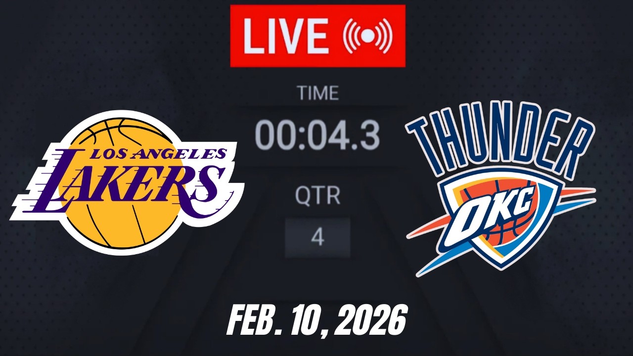 NBA LIVE! Los Angeles Lakers vs Oklahoma City Thunder February 10, 2026 | 2026 NBA Season Live 2K
