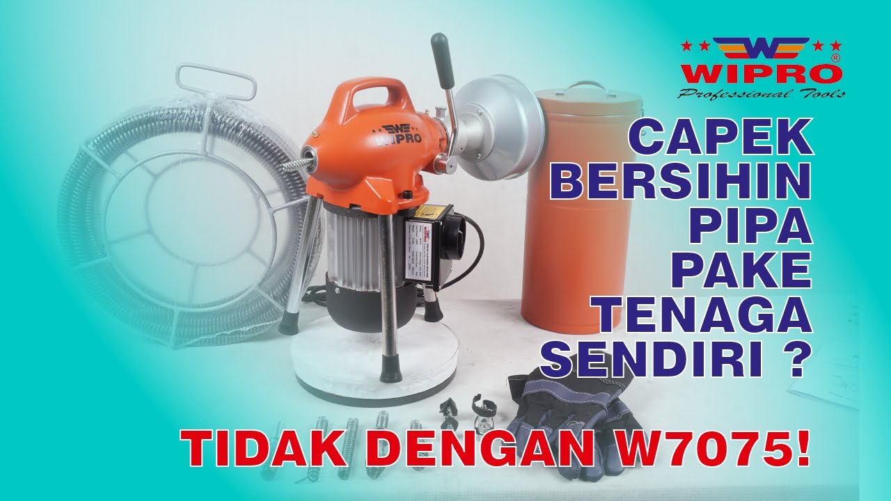 Bersihin saluran air nggak ribet dengan alat ini! WIPRO - W7075