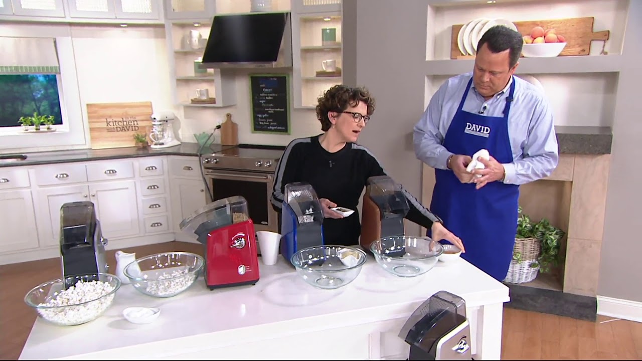 Cook's Essentials Popcorn on Demand Hot Air Popcorn Popper on QVC