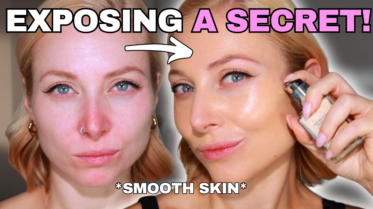 Exposing a Foundation Hack: 10X SMOOTHER SKIN! 😱