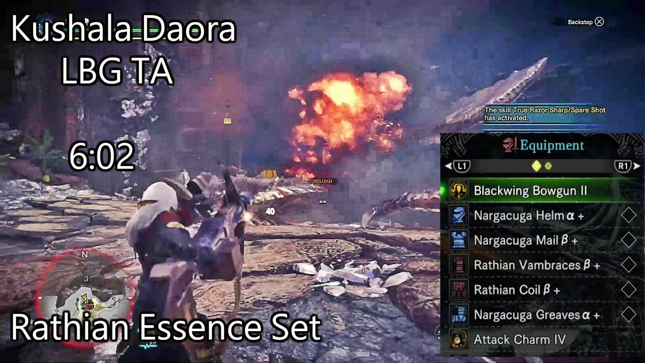 【MHWI】MR5☆ Kushala Daora クシャルダオラ LBG Ta Rules + Claw ¤6:02¤