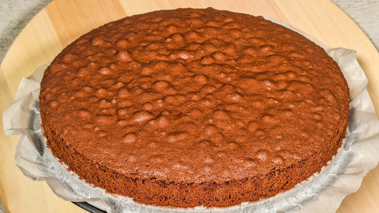 Ricetta Base Pan di Spagna al Cioccolato