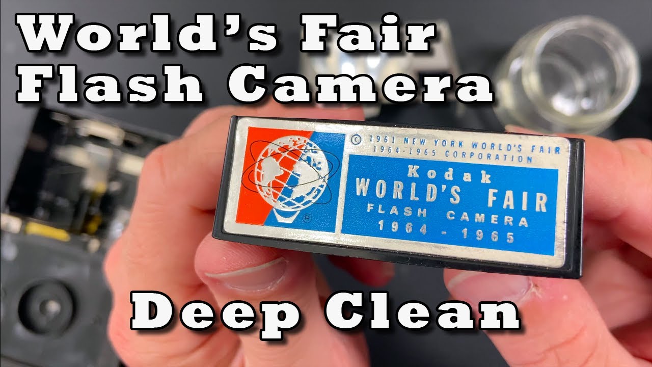 1964-1965 Kodak World's Fair Flash Camera - 127 Film camera Cleaning