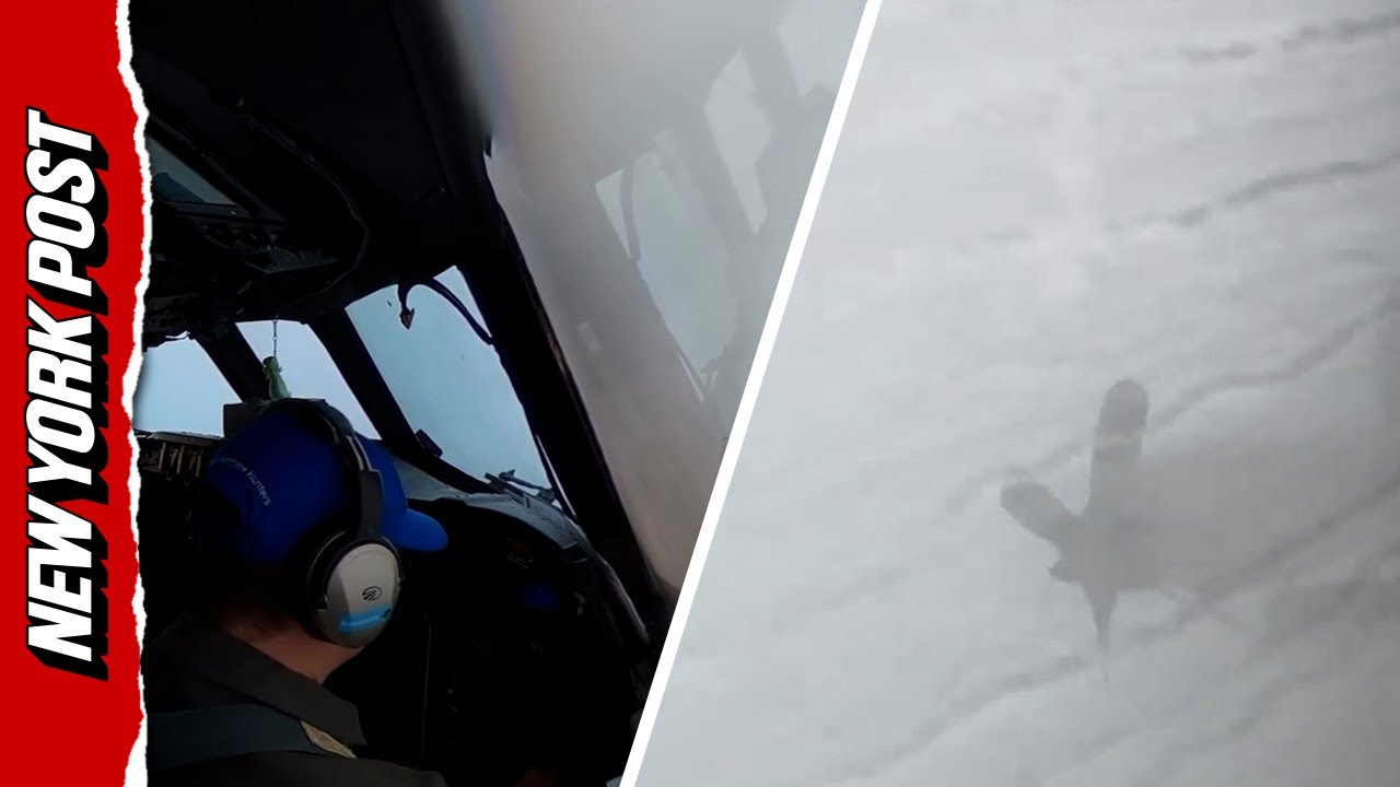 Hurricane Hunters Capture Footage in the Eye of Hurricane Erin