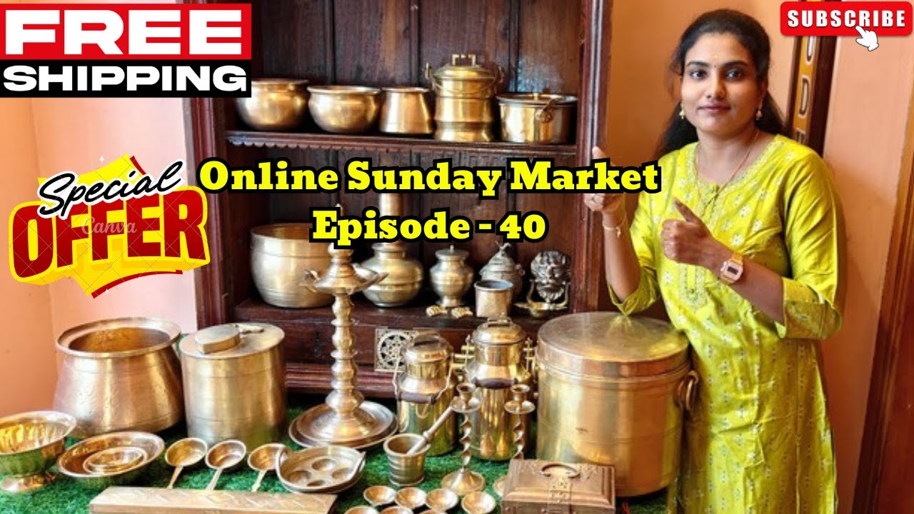 SundayMarket-40🔥Old Antique brass and bronze items for sale🔖| Free delivery | #viralvideo #antique