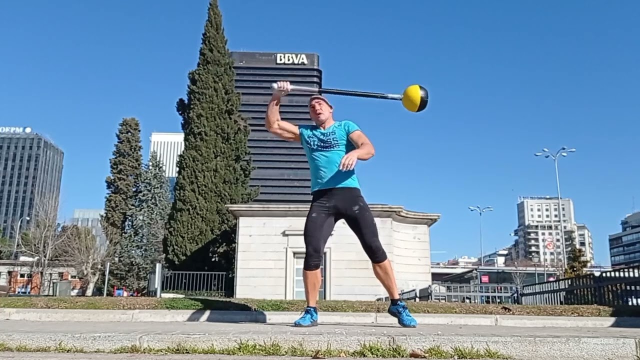 Macelifting Swing 360° No Limit 30 kg    50 reps       Heavy macebell 30 kg
