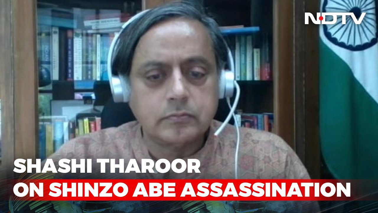 Before Shinzo Abe, Japan Hadn't Given India Importance: Shashi Tharoor To NDTV