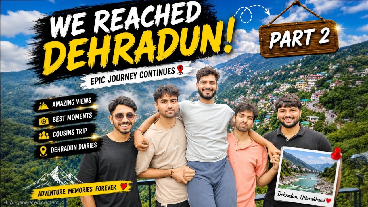 Dehradun to Mussoorie Trip | Beautiful Mountains & Hidden Places | Part 2 | Cousins Trip | Vlog 2026