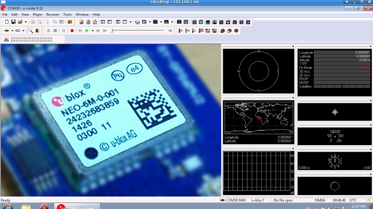 10Hz U-blox binary GPS data in 66 lines of code (arduino)