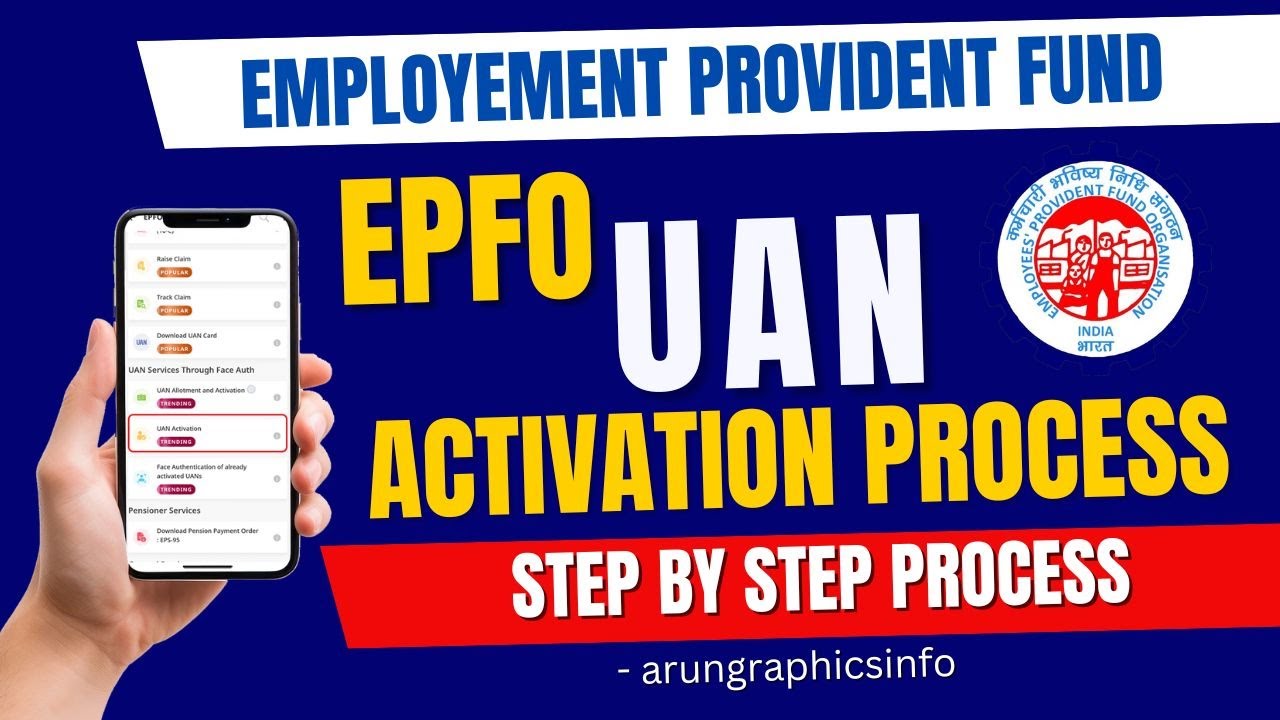 How to Activate UAN | Step by Step UAN Activation Process with Mobile | EPFO SERVICES