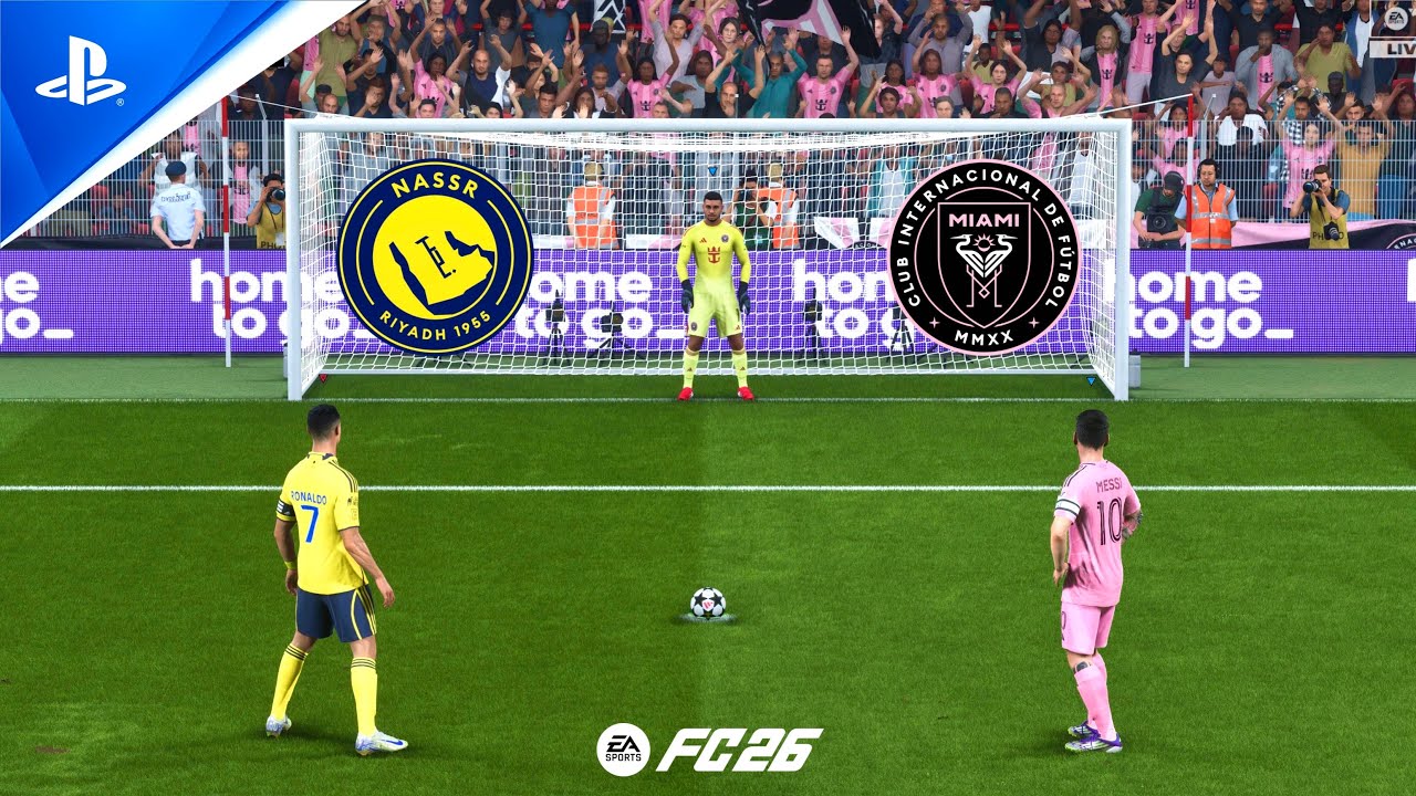 FC 26 | Al Nassr vs Inter Miami | Ronaldo vs Messi | Penalty Shootout - PS5
