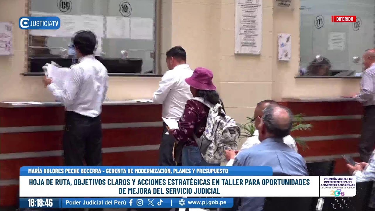 🔴#EnVivo | Reunión Anual de Presidentas y Presidentes de las Cortes Superiores, Gerentes