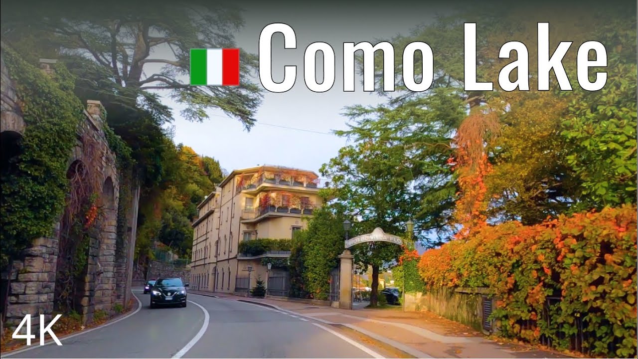 Scenic drive around Como. Italy