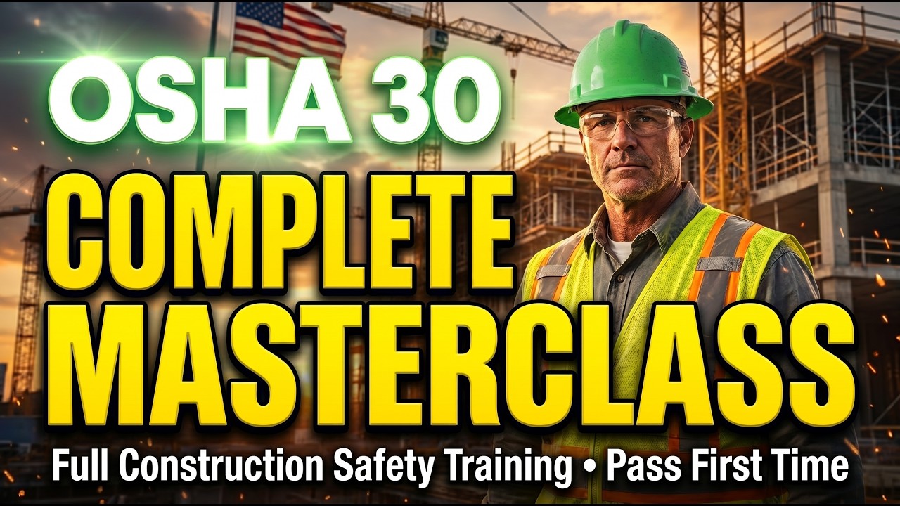 Full OSHA 30 Training &ndash; Real Jobsite Examples & Exam Strategies