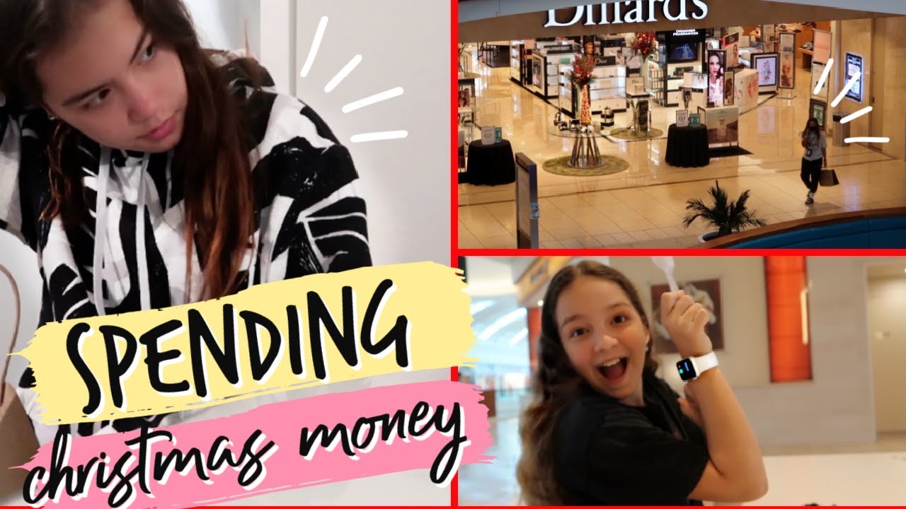 SPENDING OUR CHRISTMAS MONEY / PRANKING ALI AT THE MALL | VLOG #936