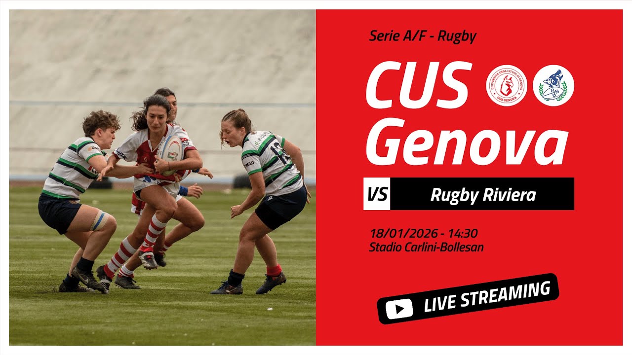 🏉 CUS Genova Rugby vs Rugby Riviera | Serie A/F