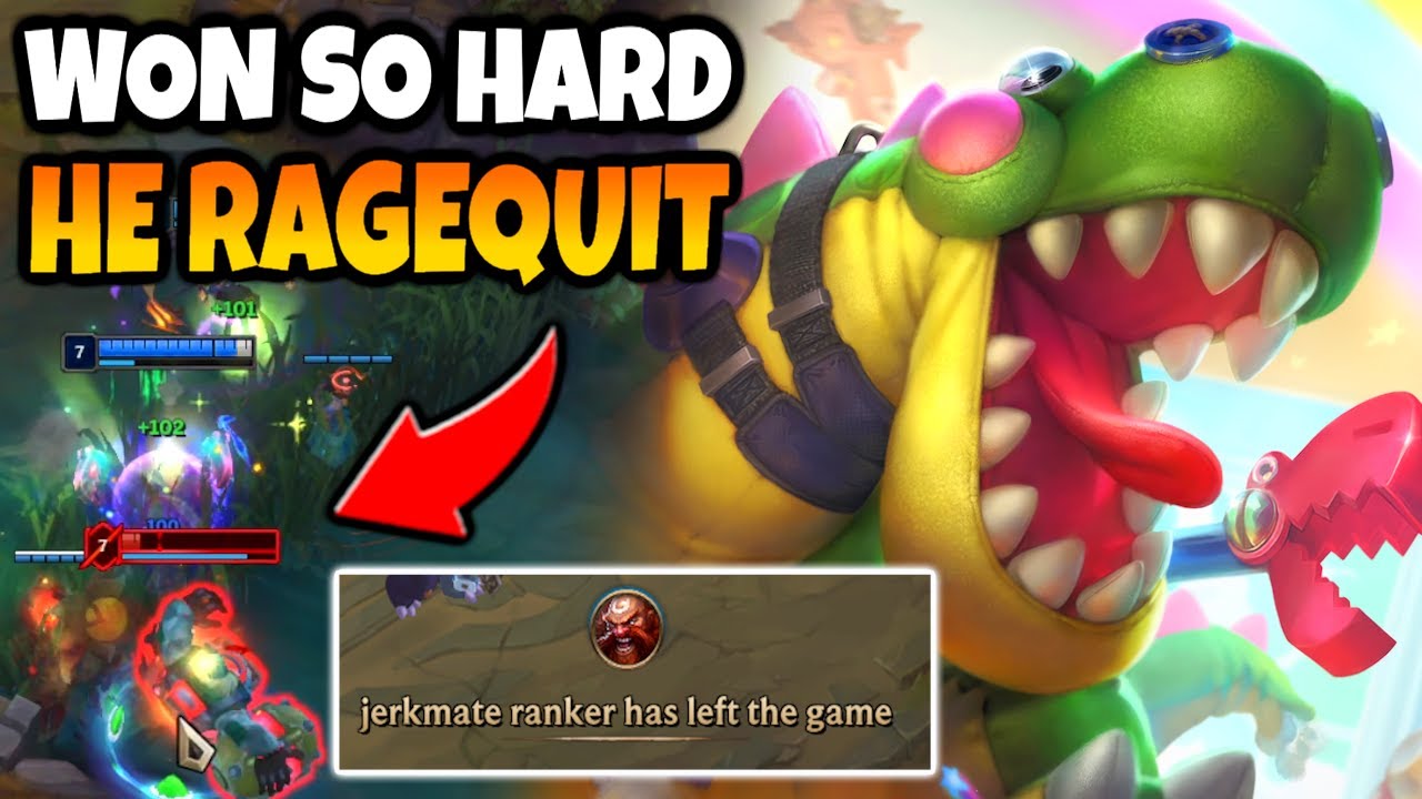 SPEEDGATH is so OP that it makes ENEMY MID RAGEQUIT