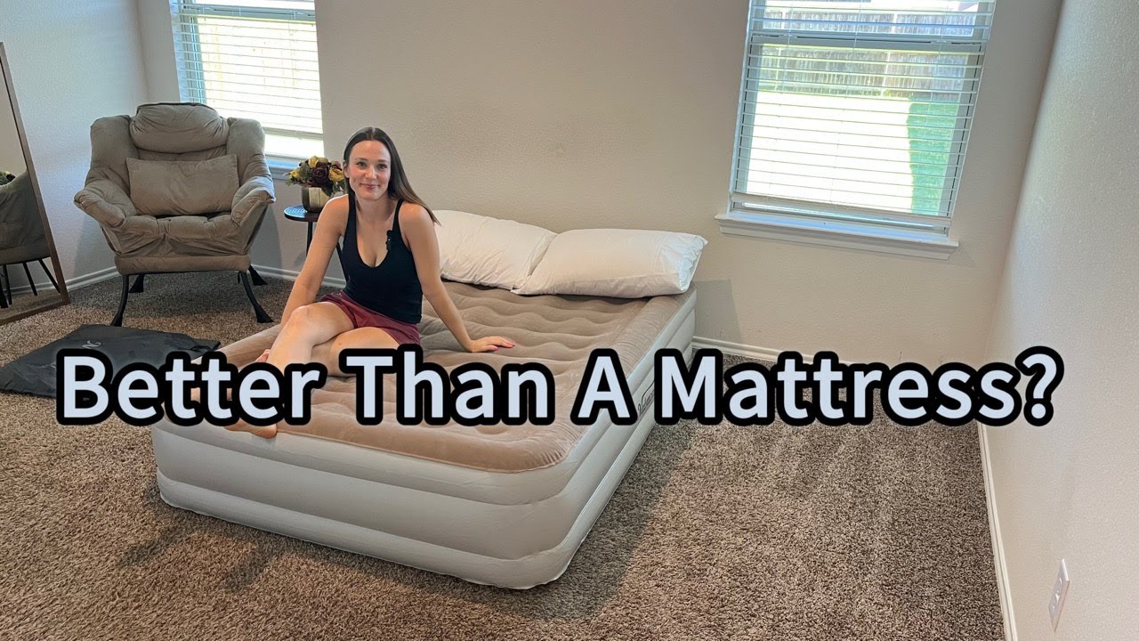 Amazon review: NatraCalm twin air mattress with built-in pump tested #ad