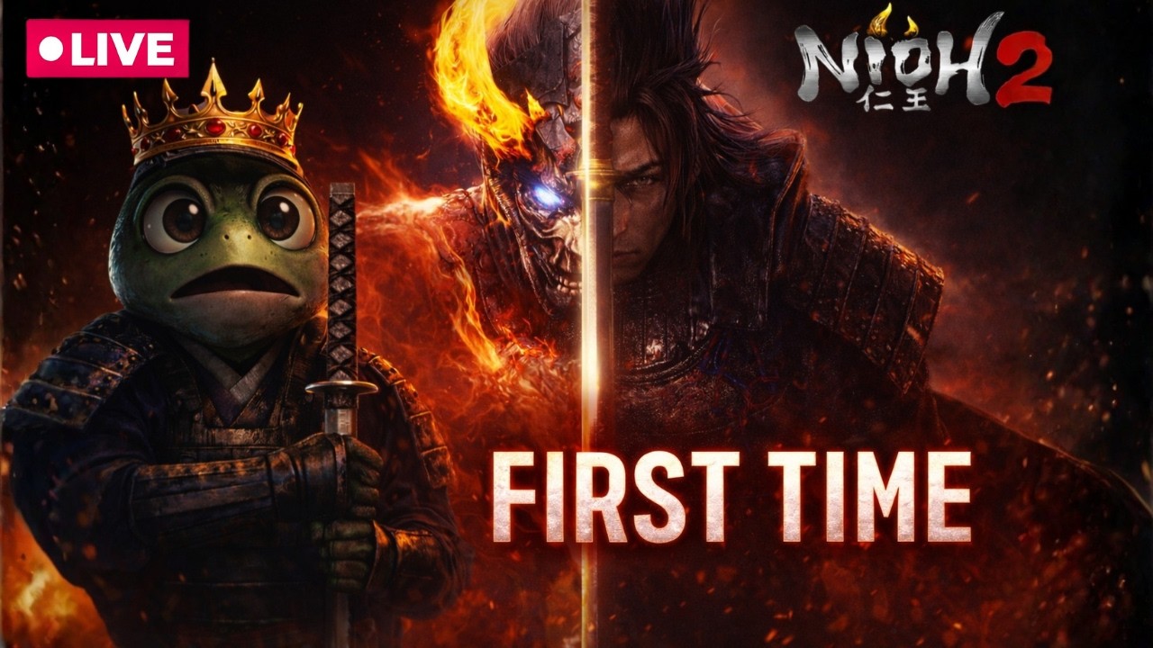🔴 LIVE – First Time Playing Nioh 2… I Was NOT Ready