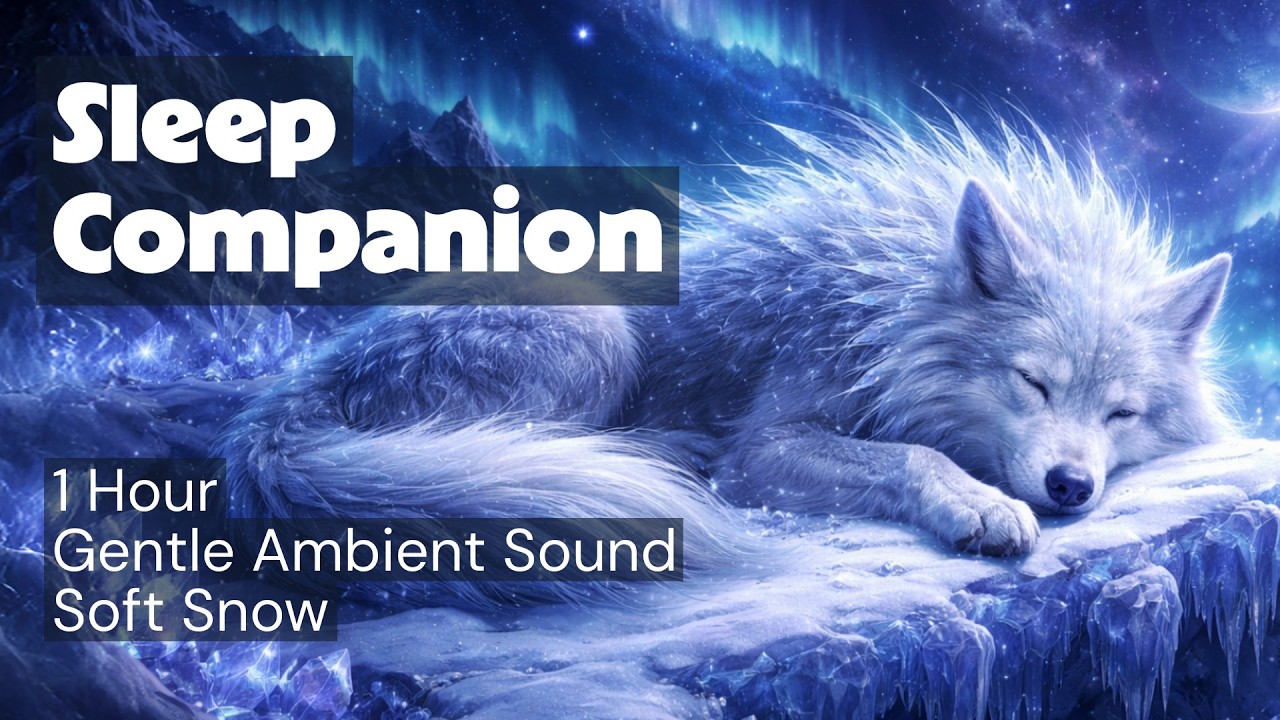 Sleep Companion 🐺❄️💤🌬️ Frost Wolf Guardian | 1 Hour Deep Rest