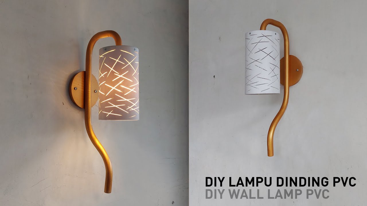 Ide Dekorasi Rumah - Lampu Dinding dari Pipa PVC - Sconces