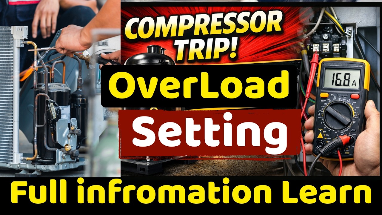 Why Is the Compressor Tripping Again and Again? What Is the Real Reason? overload how work setting