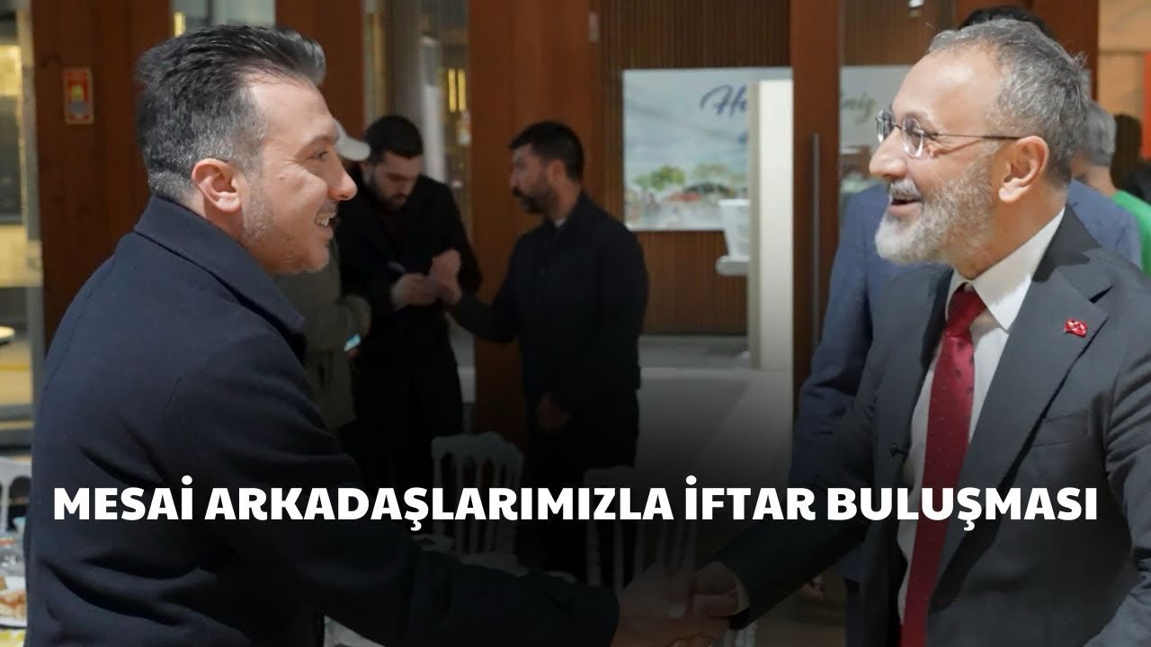 Ramazan’ın bereketini çalışma arkadaşlarımızla paylaşmanın mutluluğunu yaşadık.