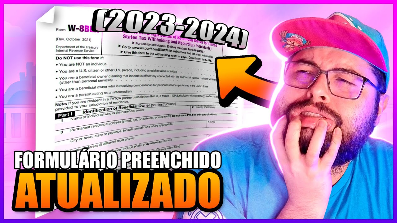 como preencher o formul&aacute;rio de afiliado Twitch (fiscal w-8), novos e antigos Streamers!